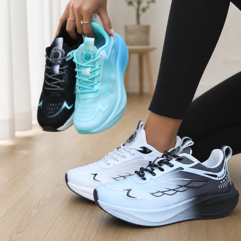 Wide Toe Box Running Sneakers - Zapatillas deportivas de mujer con puntera