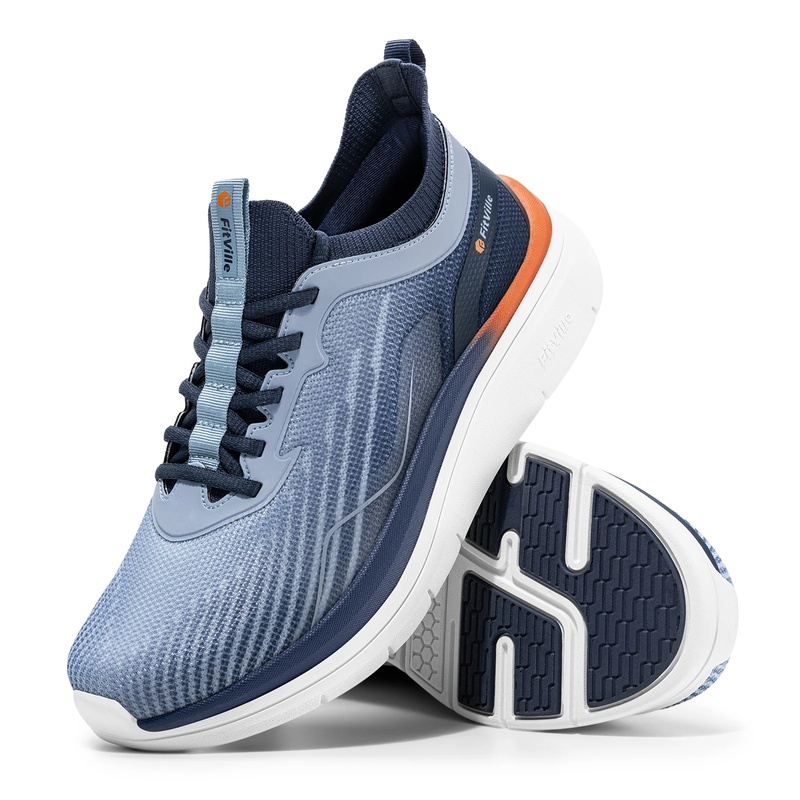 Wide Toe Box Running Sneakers - Zapatillas deportivas FitVille para hombre, con