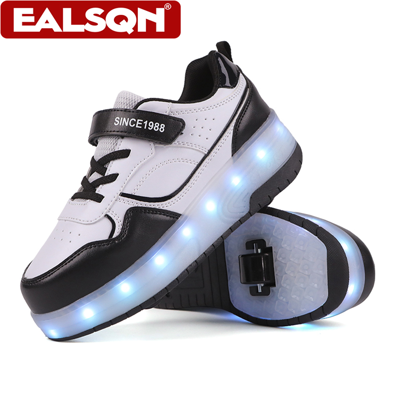 Running Shoes - Nuevos patines con ruedas LED para