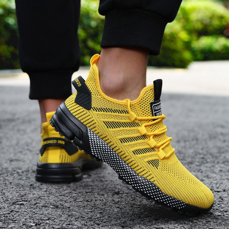 Zapatillas de correr para homb - Shock Absorbing Gym Trainers reseña y precio