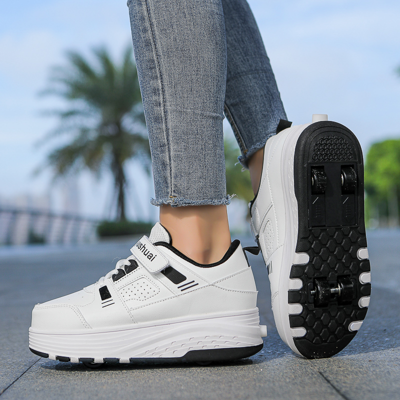Zapatillas con ruedas retrácti - Running Shoes reseña y precio