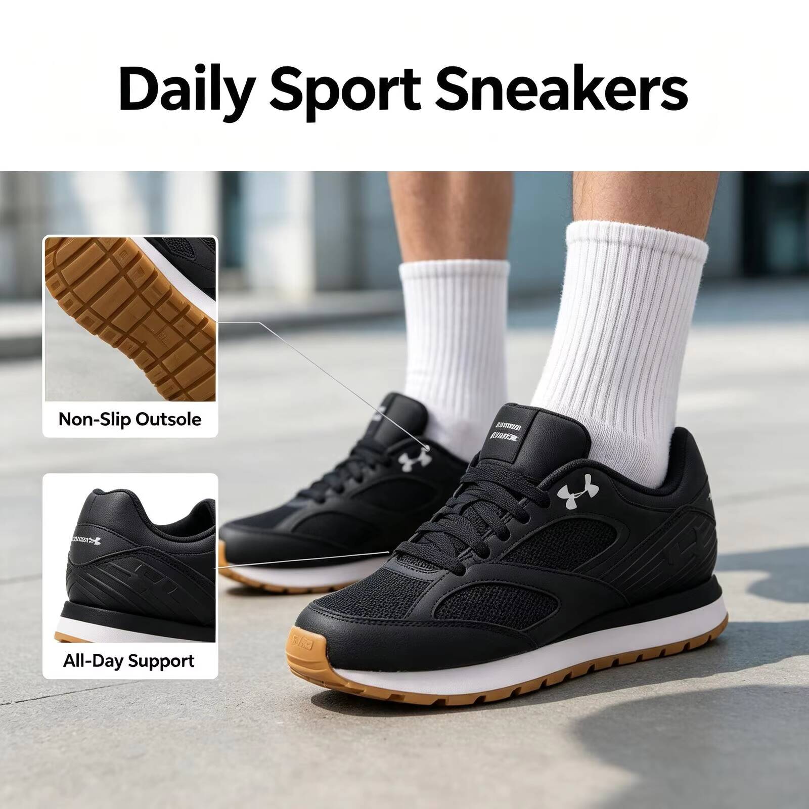 Nuevas zapatillas para correr  - Air Cushion Jogger Shoes Men reseña y precio