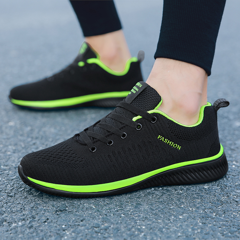 MAEDEF-zapatos deportivos para - Knit Fabric Lace Up Sneakers reseña y precio