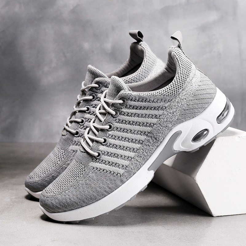 Zapatillas de deporte para hom - Knit Fabric Lace Up Sneakers reseña y precio