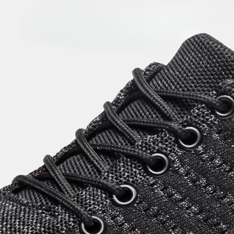 Zapatillas de deporte para hom - Knit Fabric Lace Up Sneakers reseña y precio
