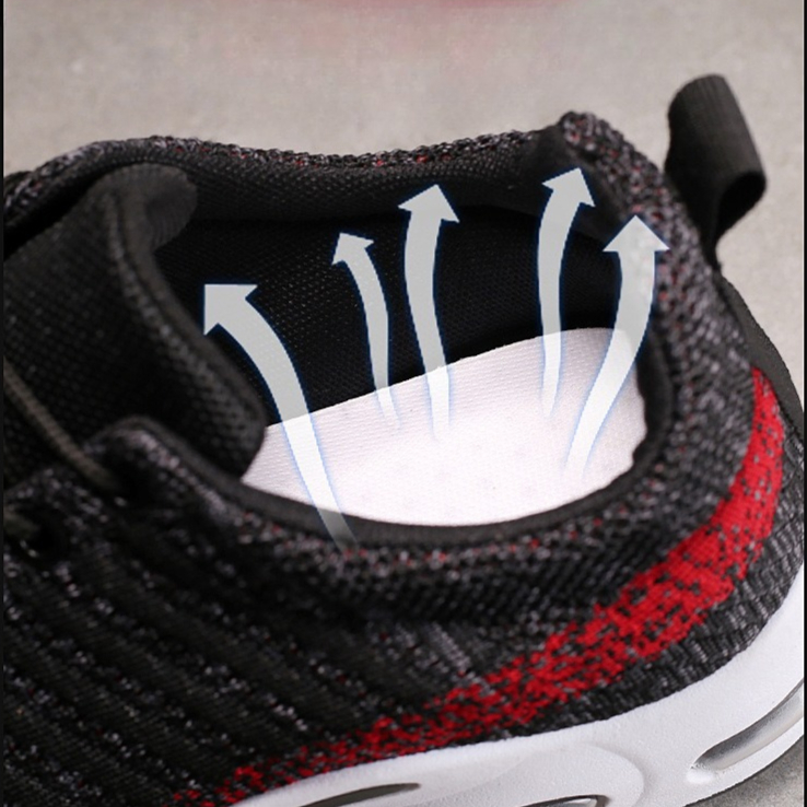 Zapatillas de deporte para hom - Knit Fabric Lace Up Sneakers reseña y precio